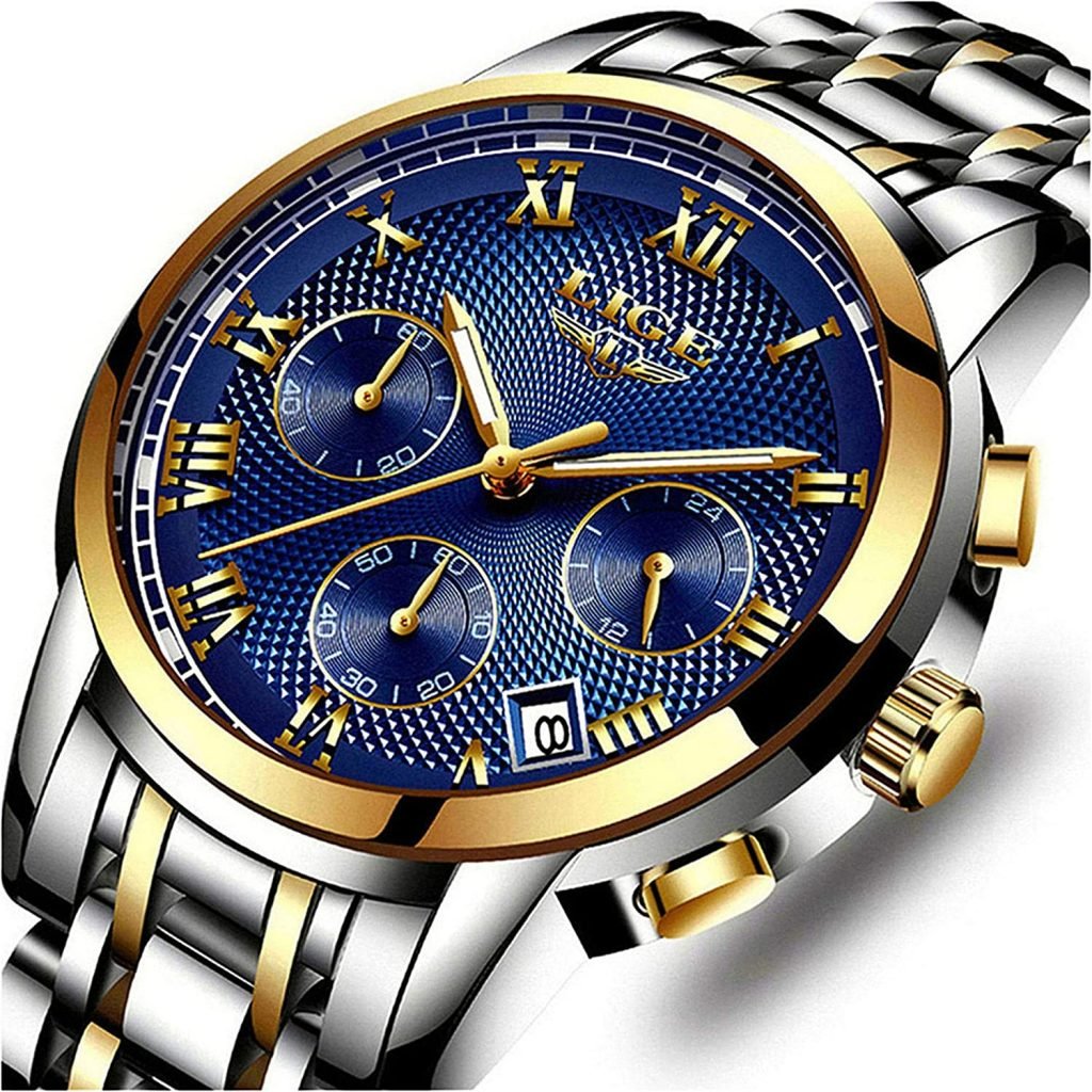 EUTOUR Orologio Uomo Magnetico Futuristico - 40mm, Movimento Quarzo, Sfere Fluttuanti, Cinturino Regolabile, Con Scatola Regalo
