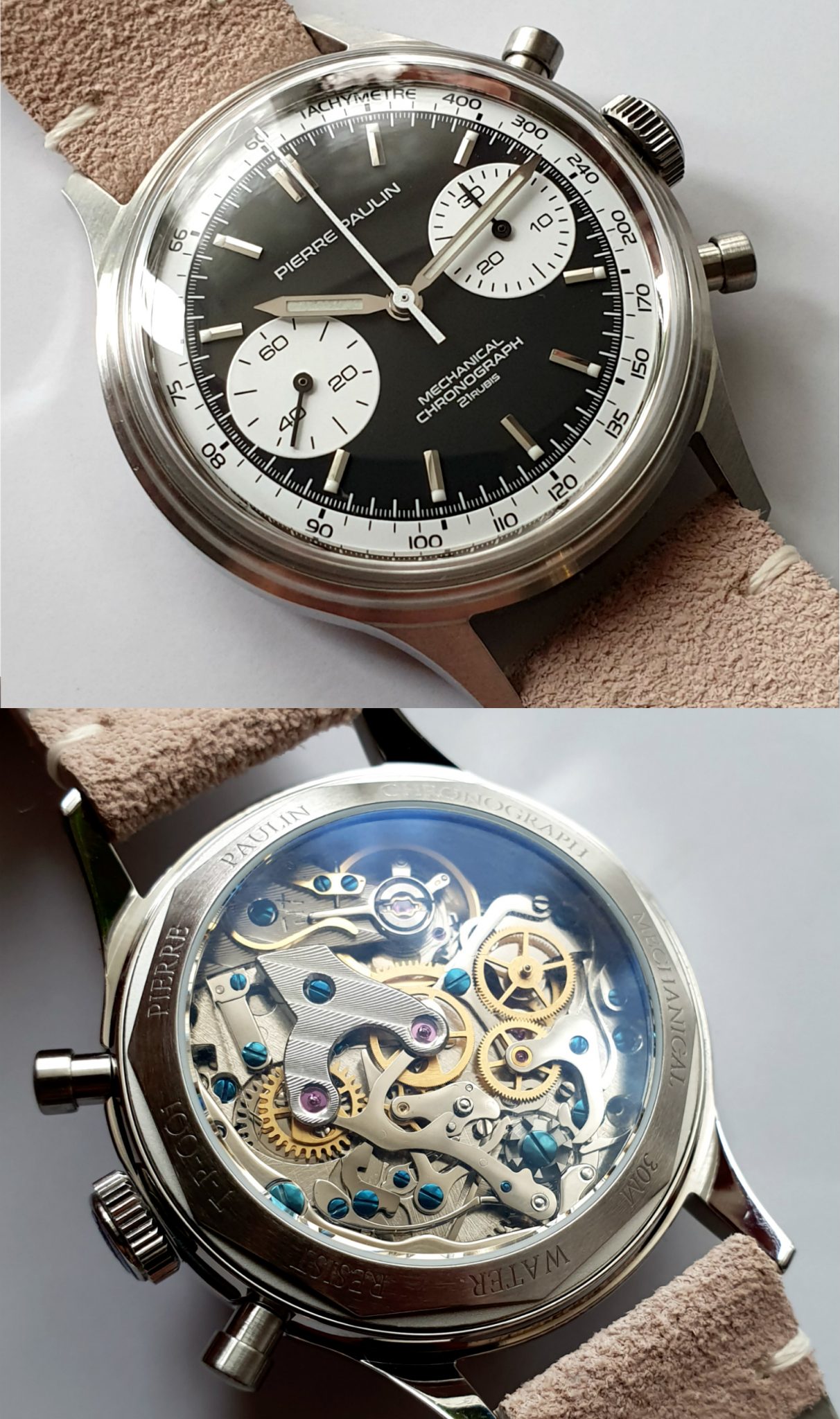 merkur pierre paulin chronograph